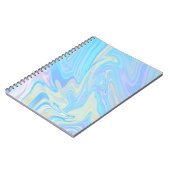 Holografischer Marmor Notizblock (Linke Seite)