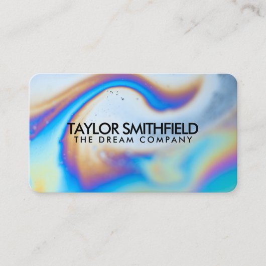 Holografischer Marmor Visitenkarte (Vorderseite)