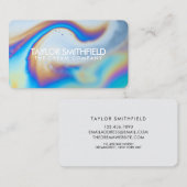 Holografischer Marmor Visitenkarte (Vorne/Hinten)