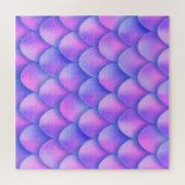 Holografischer Mermaid-Schwanz, lebendige Folienst Puzzle (Horizontal)