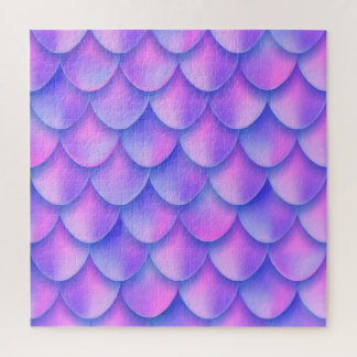 Holografischer Mermaid-Schwanz, lebendige Folienst Puzzle