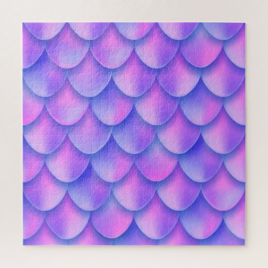 Holografischer Mermaid-Schwanz, lebendige Folienst Puzzle (Vertikal)