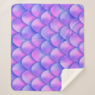 Holografischer Mermaid-Schwanz, lebendige Folienst Sherpadecke