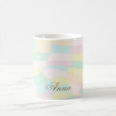 Holografischer Muster-Individuelle Name Kaffeetasse (Mittel)