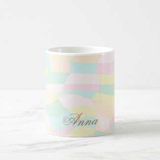 Holografischer Muster-Individuelle Name Kaffeetasse
