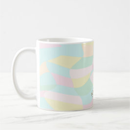Holografischer Muster-Individuelle Name Kaffeetasse