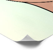 holografischer Nagelsalon Handnagelschnecke Poster (Ecke)