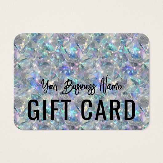 Holografischer Opal Stone Hintergrund (Vorderseite)