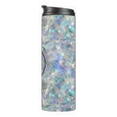 Holografischer Opal Stone Hintergrund Thermosbecher (Nach rechts gedreht)
