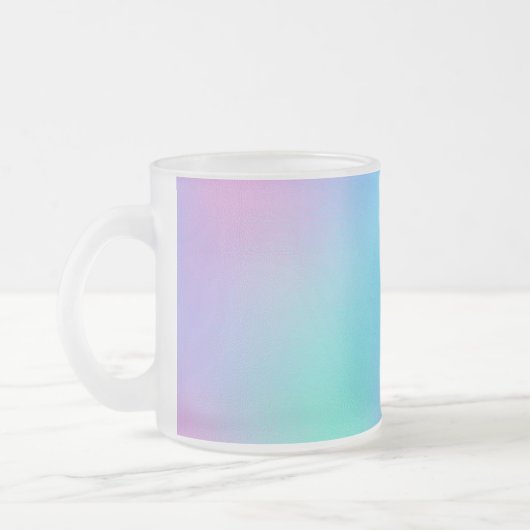 Holografischer Pastelltraum Mattglastasse (Links)