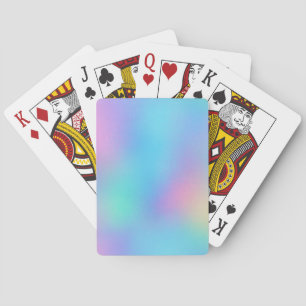 Holografischer Pastelltraum Spielkarten