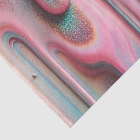 Holografischer Perlescent Luscious Tropfen Seidenpapier (Detail)