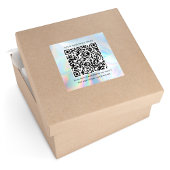 Holografischer QR Code Business und Beruflich Etiketten