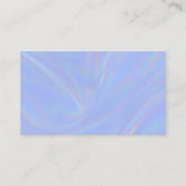 Holografischer QR-Code Minimalist Professional Visitenkarte (Rückseite)