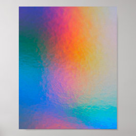 HOLOGRAFISCHER RAINBOW FARBFARBIG UNICORPASTEL POSTER