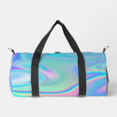 Holografischer Regenbogen Abstrakt Duffle Bag (Vorderseite)