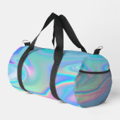 Holografischer Regenbogen Abstrakt Duffle Bag (Rechte Ecke)