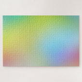 Holografischer Regenbogen Bokeh Blur farbenfroher Puzzle (Horizontal)