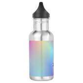 holografischer Regenbogen Edelstahlflasche (Links)