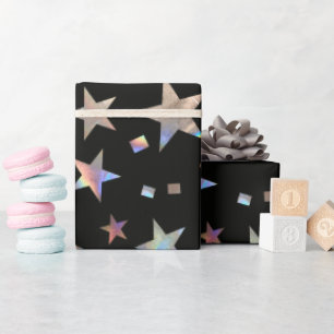 Holografischer Regenbogen Hochzeit Weihnachten Geb Geschenkpapier