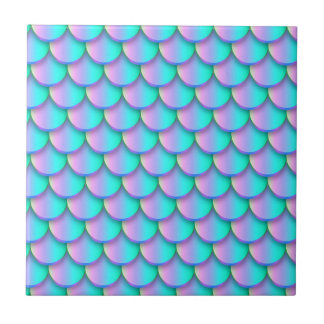 Holografischer Shiny-Mermaid-Schwanz Fliese