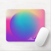 Holografischer Sphere Mouse Pad Mousepad (Mit Mouse)