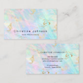 holografisches abstraktes Design von Imitaten Visitenkarte (Vorne/Hinten)