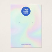 Holografisches Abstraktes Hinzufügen von Logos anp (Vorderseite)