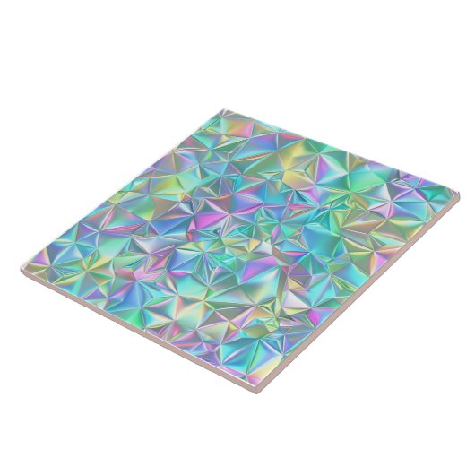 Holografisches Abstraktes Muster Fliese (Seite)