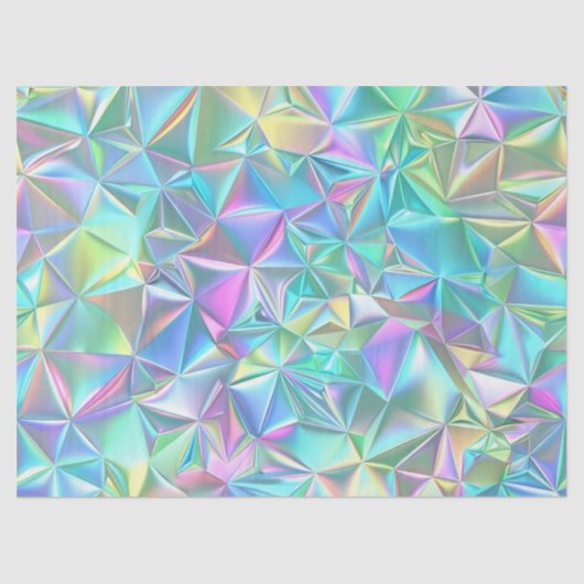 Holografisches Abstraktes Muster Seidenpapier (Vorderseite)