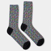 Holografisches Bitcoin-Muster Crypto Money Cool Ge Socken (Rechts)