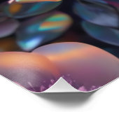 Holografisches Blossom Poster (Ecke)