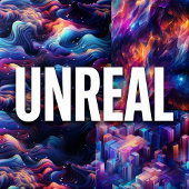 Holografisches Dreamscape: 3D-Iridescent-Design Geschenkpapier Set