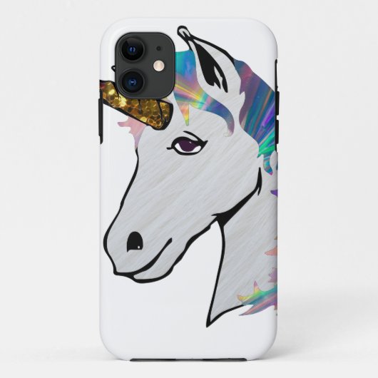 holografisches Einhorn Case-Mate iPhone Hülle (Rückseite)