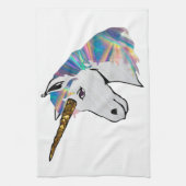 holografisches Einhorn Handtuch (Vertikal)