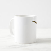 holografisches Einhorn Kaffeetasse (Vorderseite Links)