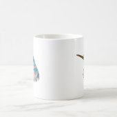 holografisches Einhorn Kaffeetasse (Mittel)