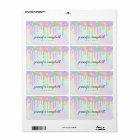 Holografisches Einhorn Make-up Haar Glitzer Tropfe