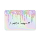 Holografisches Einhorn Make-up Haar Glitzer Tropfe