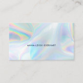 Holografisches Elegant Beruflich Visitenkarte (Vorderseite)