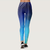 Holografisches Etherial Chaos Sci-Fi Panel Leggings (Rückseite)
