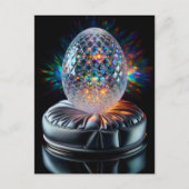Holografisches Fabergé Egg, Postüberquerung Postkarte (Vorderseite)
