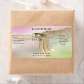 Holografisches flüssiges goldfarbenes, elegantes H (Insitu)