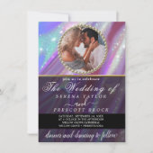 Holografisches Foto Hochzeitseinladung Einladung (Vorderseite)