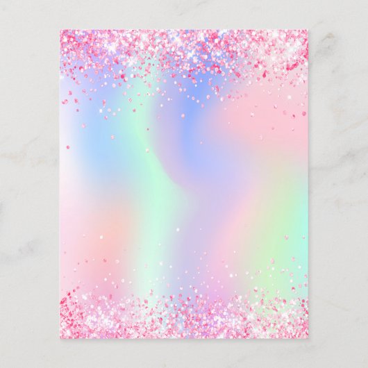 Holografisches Foto qr-Code Flyer (Hinten)