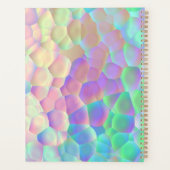 Holografisches Glasmuster, leuchtende Farben Planer (Rückseite)