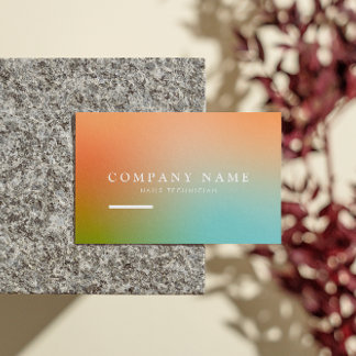 Holografisches Gradient Social Media-Symbol Visitenkarte