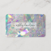 Holografisches Kristalldesign | Prismatischer Effe Visitenkarte (Vorderseite)