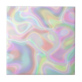 Holografisches Licht Pastell Multicolor Farben Fliese