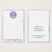 Holografisches Logo für das einfache Holderückendi (Vorne & Hinten)